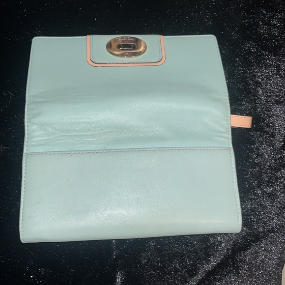 Kate ♠️ Spade Hampton Road Turn-Lock Wallet~Mara Aqua - Picture 7 of 13